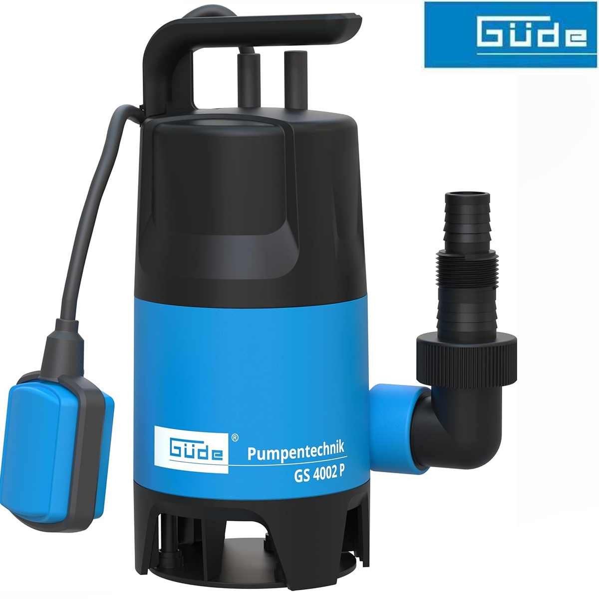 Güde Akku-Gartenpumpe GÜDE Schmutzwassertauchpumpe GS 4002 P 7500 l/h 400 W