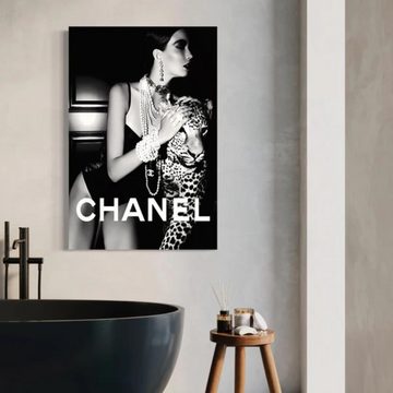 Art100 Leinwandbild Chanel Tiger Pop Art Leinwandbild Kunst