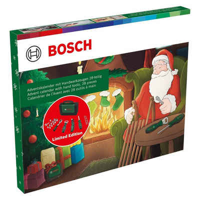 Bosch Home & Garden Adventskalender Bosch Adventskalender 2023 (28-tlg. Weihnachtskalender mit 24 Türchen) (28-teilig)