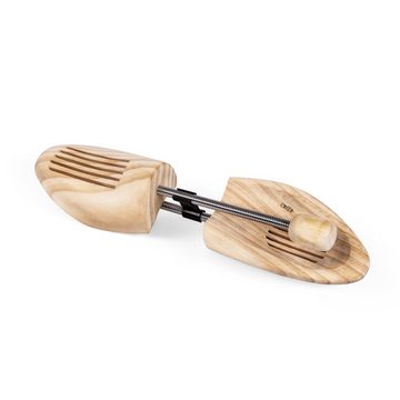 Blumtal Schuhspanner für Damen und Herren aus Echt-Holz (1-tlg., 1 Paar, 2 Paar, 5 Paar), atmungsaktiv aus echtem Kiefernholz, in verschiedene Größen