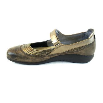 NAOT Naot Kirei grau metallic Damen Schuhe Echt-Leder Wechselfußbett 17441 Ballerina
