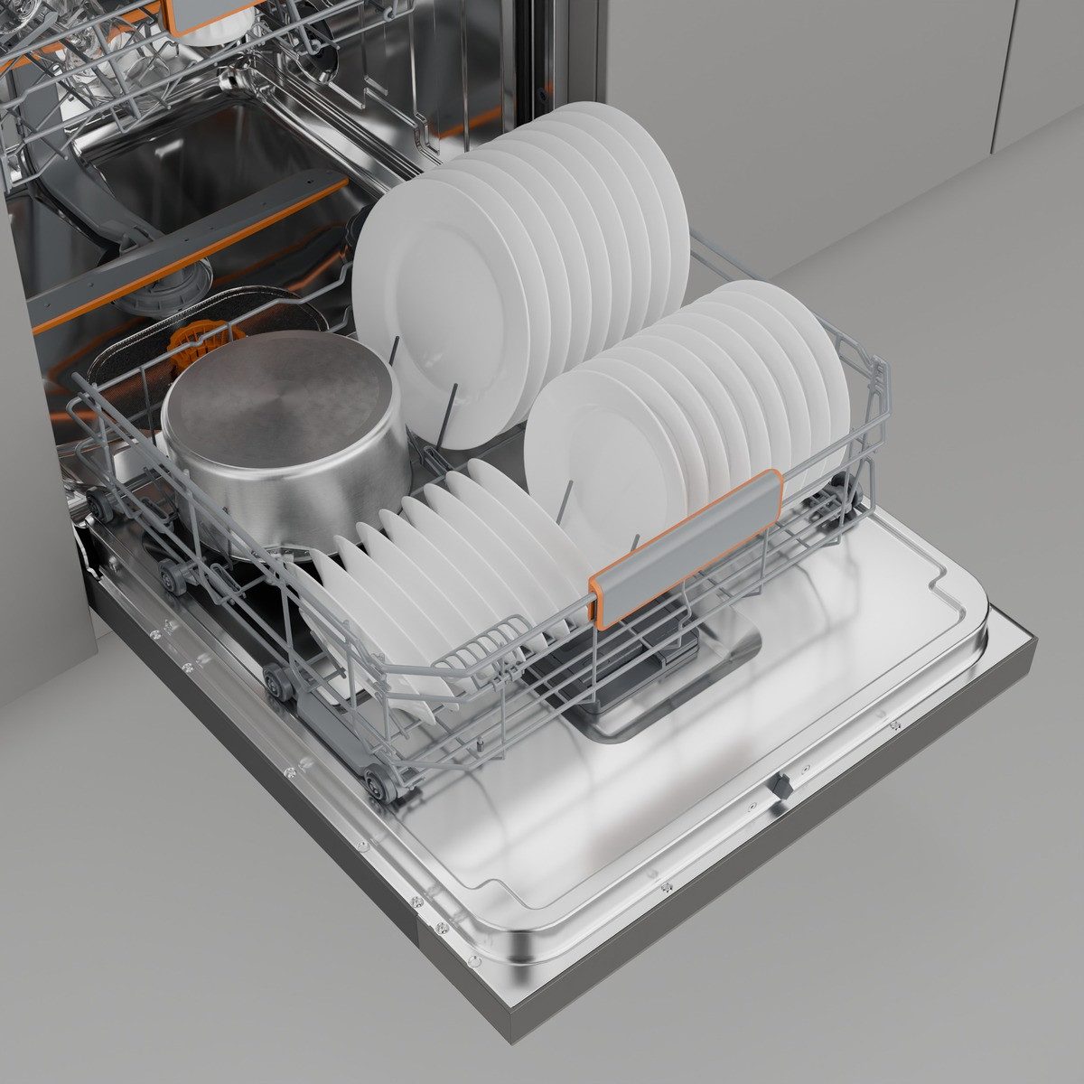 GORENJE Unterbaugeschirrspüler GU663B95X, 9,4 l, 16 Maßgedecke, 16 Maßgedecke, auto. Türöffnung, Besteckschublade – Bild 5 von 5