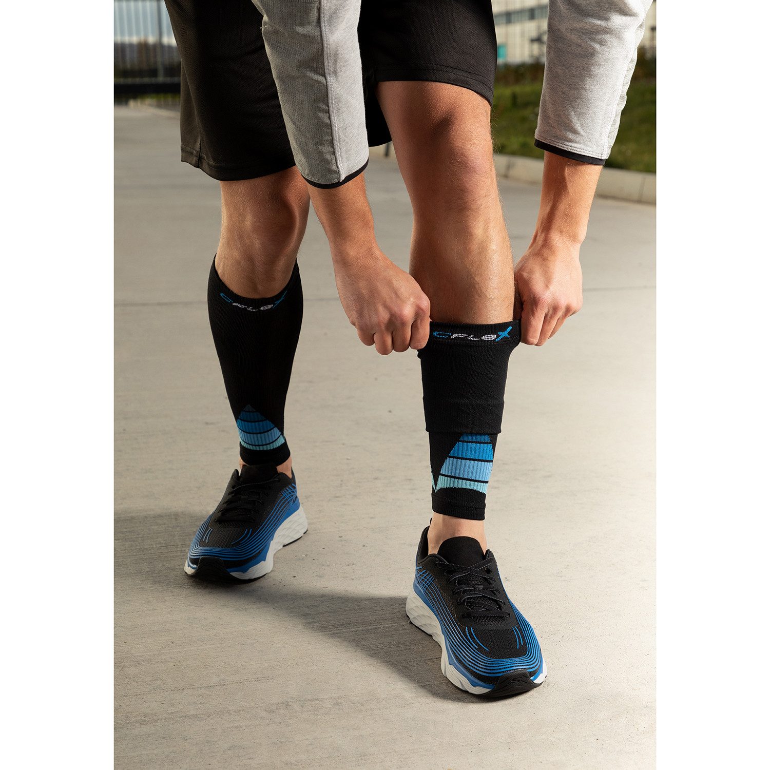 CFLEX Stütz-Stulpen Sport Running Stulpen mit Kompression (1 Paar oder 2 Paar) – Bild 4 von 5