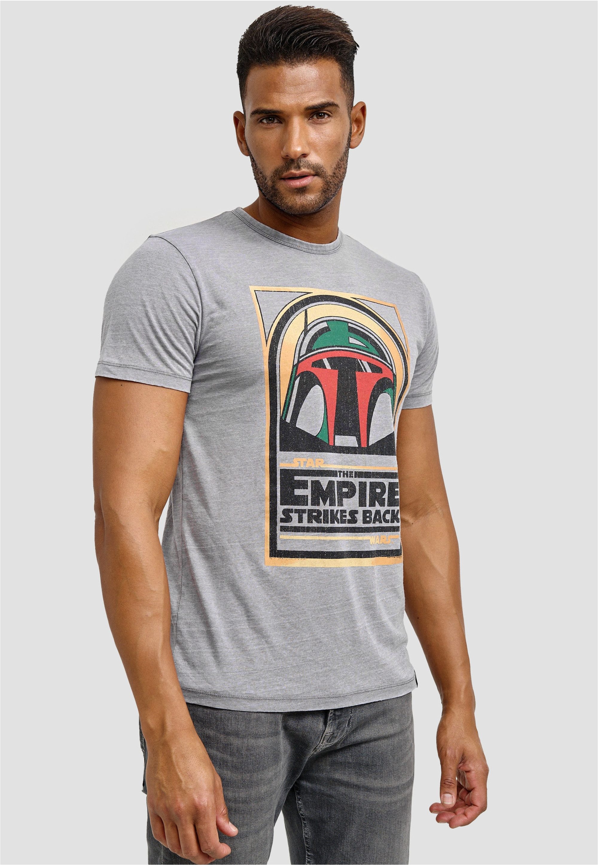 Recovered T-Shirt Star Wars Boba Fett Empire Strikes Back im zeitlosen Design