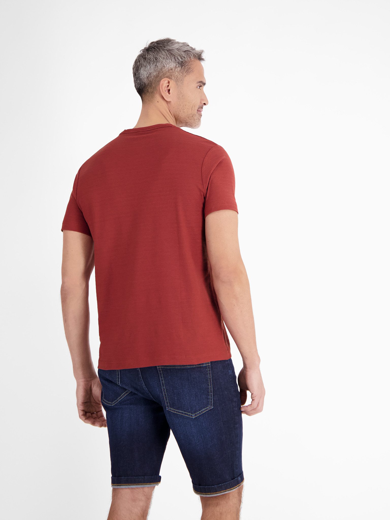 LERROS T-Shirt "LERROS T-Shirt in Strukturqualität" günstig online kaufen