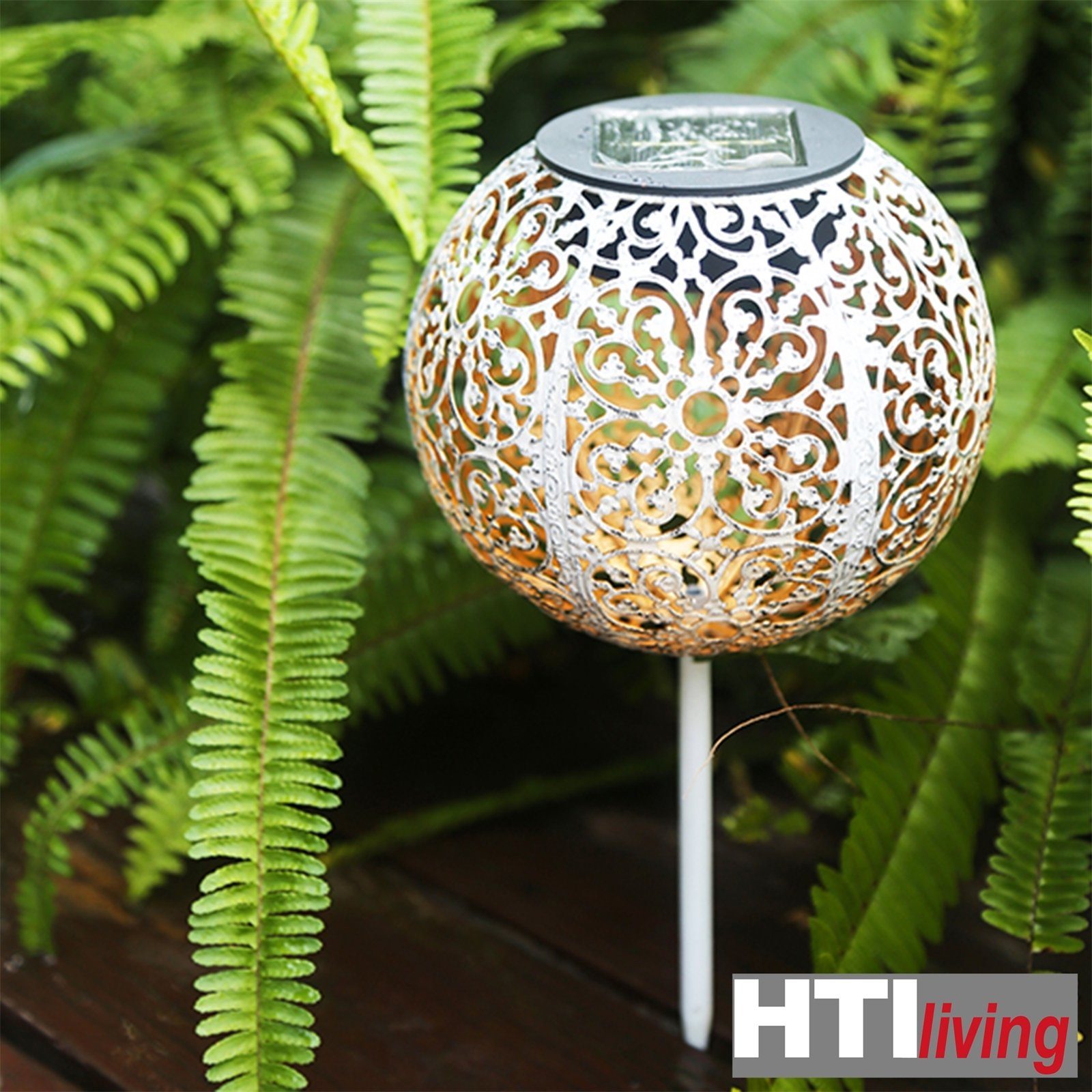 HTI-Living LED Solarleuchte Solarstecker Fleur Antik Luna, nicht relevant, günstig online kaufen
