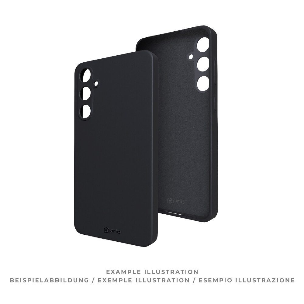prio Handytasche prio Silikonschutzhülle für Samsung S23 Ultra schwarz (Silikonhülle)