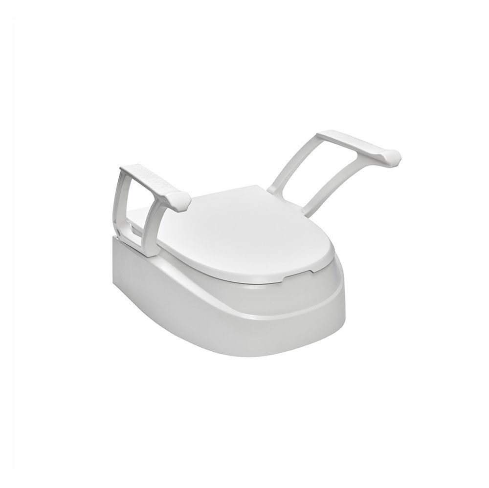 RUSSKA Toilettensitzerhöhung Russka Toilettensitzerhöhung QuickTop mit Armlehne