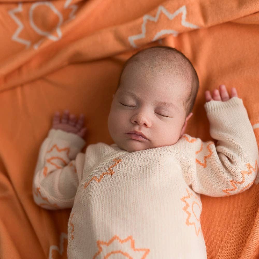 Babydecke Quadratische Strick-Babydecke nachhaltig, stilvoll und günstig online kaufen