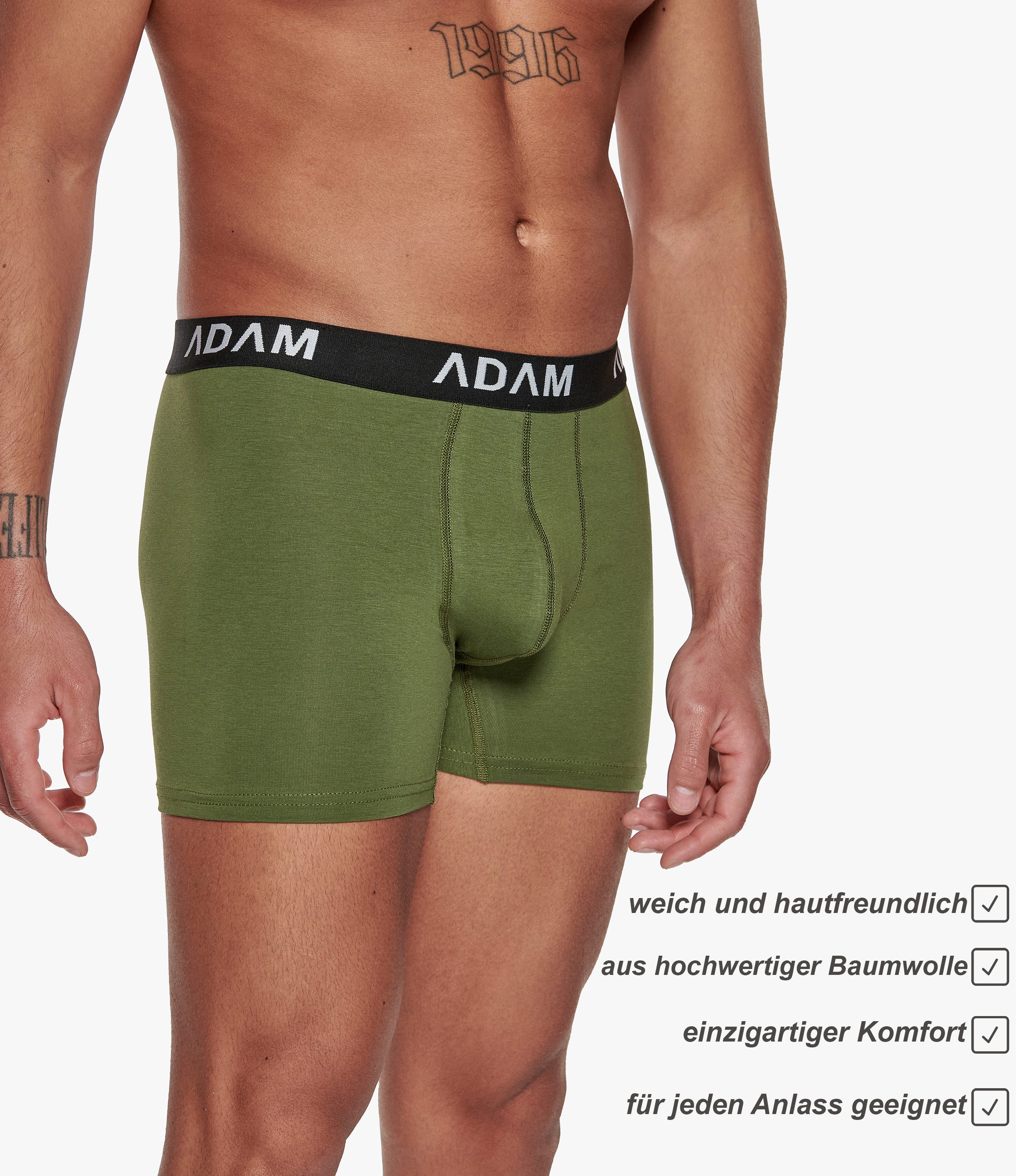 ADAM JEANS Boxershorts die preisgünstigsten Herren Boxershorts auf OTTO Premium Boxer-Shorts (6er-Pack) Männer Boxer Shorts Herren Trunks Unterwäsche Herren Underwear Sale!