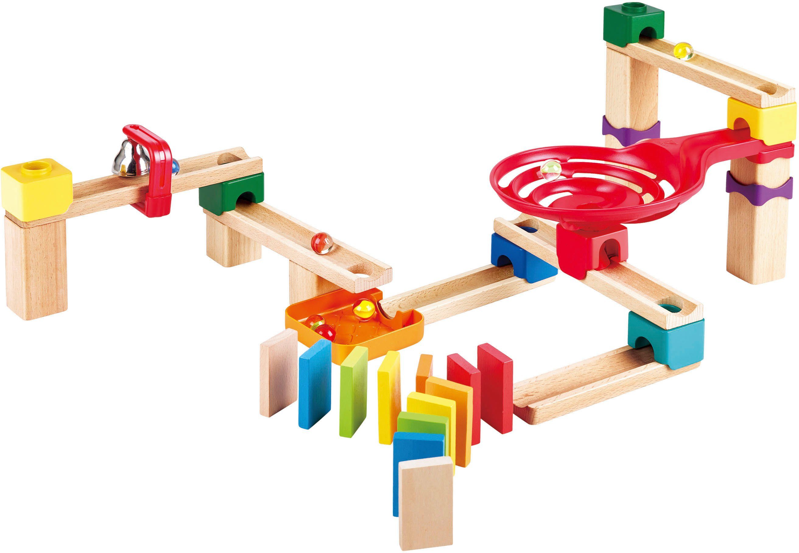 Hape Kugelbahn Zweispurige Murmelbahn mit Domino – Bild 3 von 5