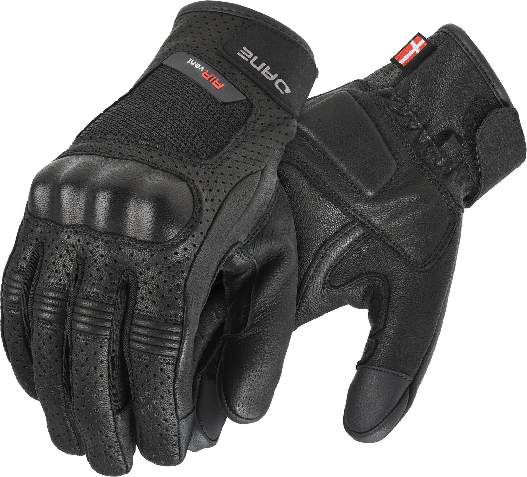 DANE Motorradhandschuhe Rasmus 2 Motorrad Handschuhe kurze Stulpe,Touchscreenbedienung möglich