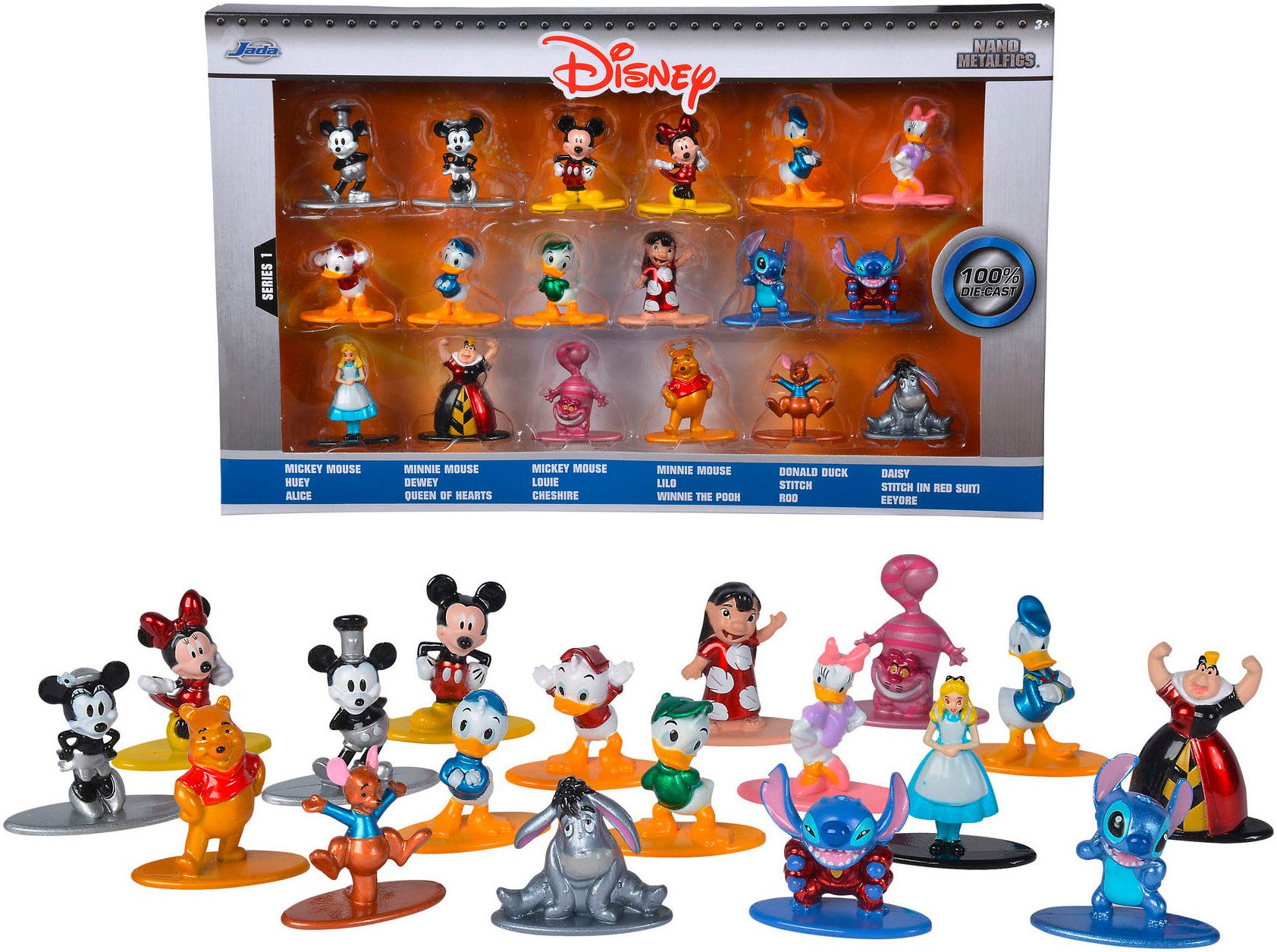 JADA Spielfigur Disney Nano Multi Pack, Wave 1