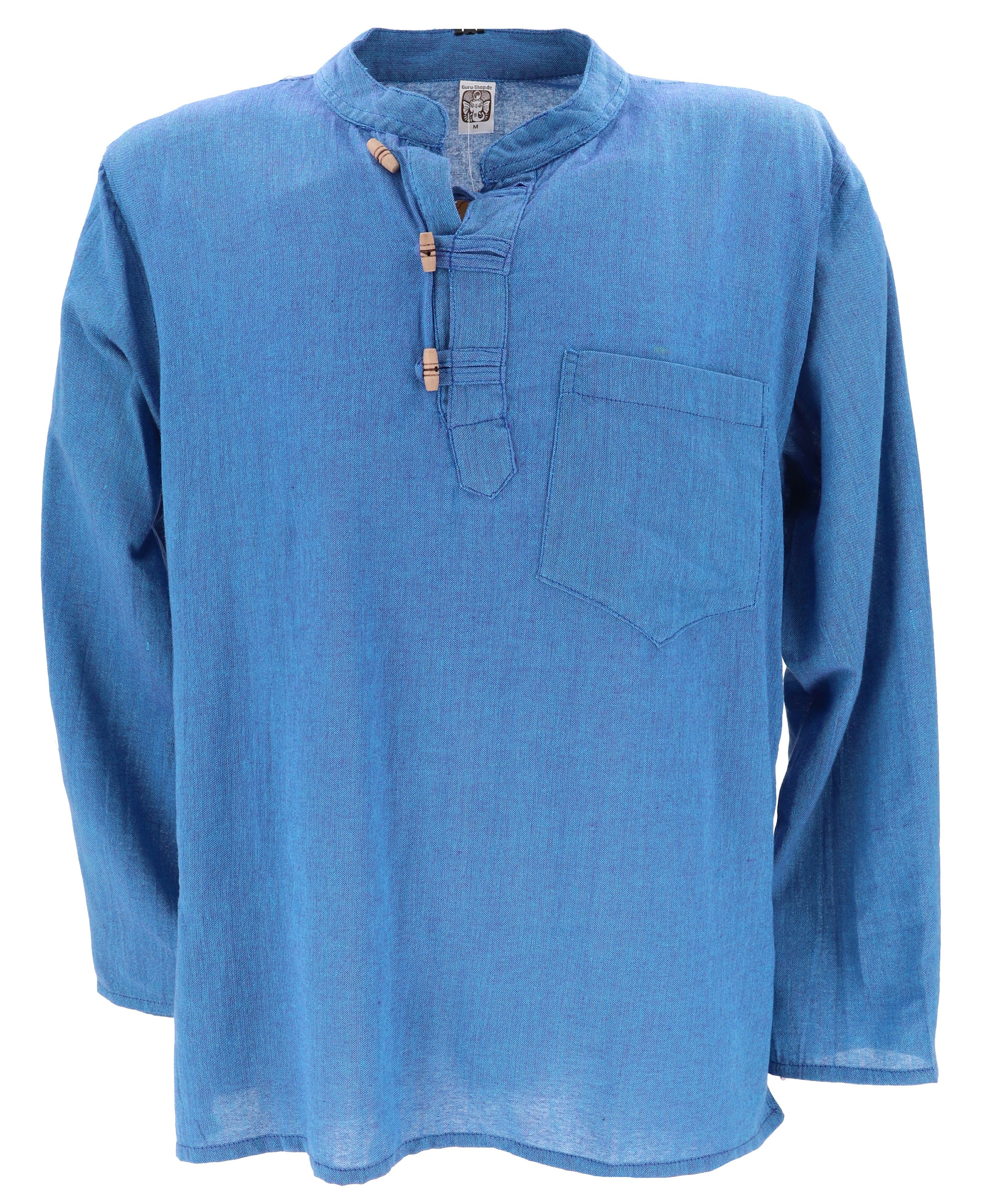 Guru-Shop Hemd & Shirt Nepal Fischerhemd, Goa Hippie Hemd, Yogahemd,.. alte günstig online kaufen