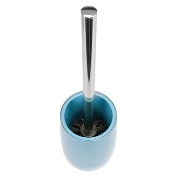 bremermann WC-Reinigungsbürste Bad-Serie SAVONA - WC-Garnitur mit langem Griff, aus Kunststoff, blau