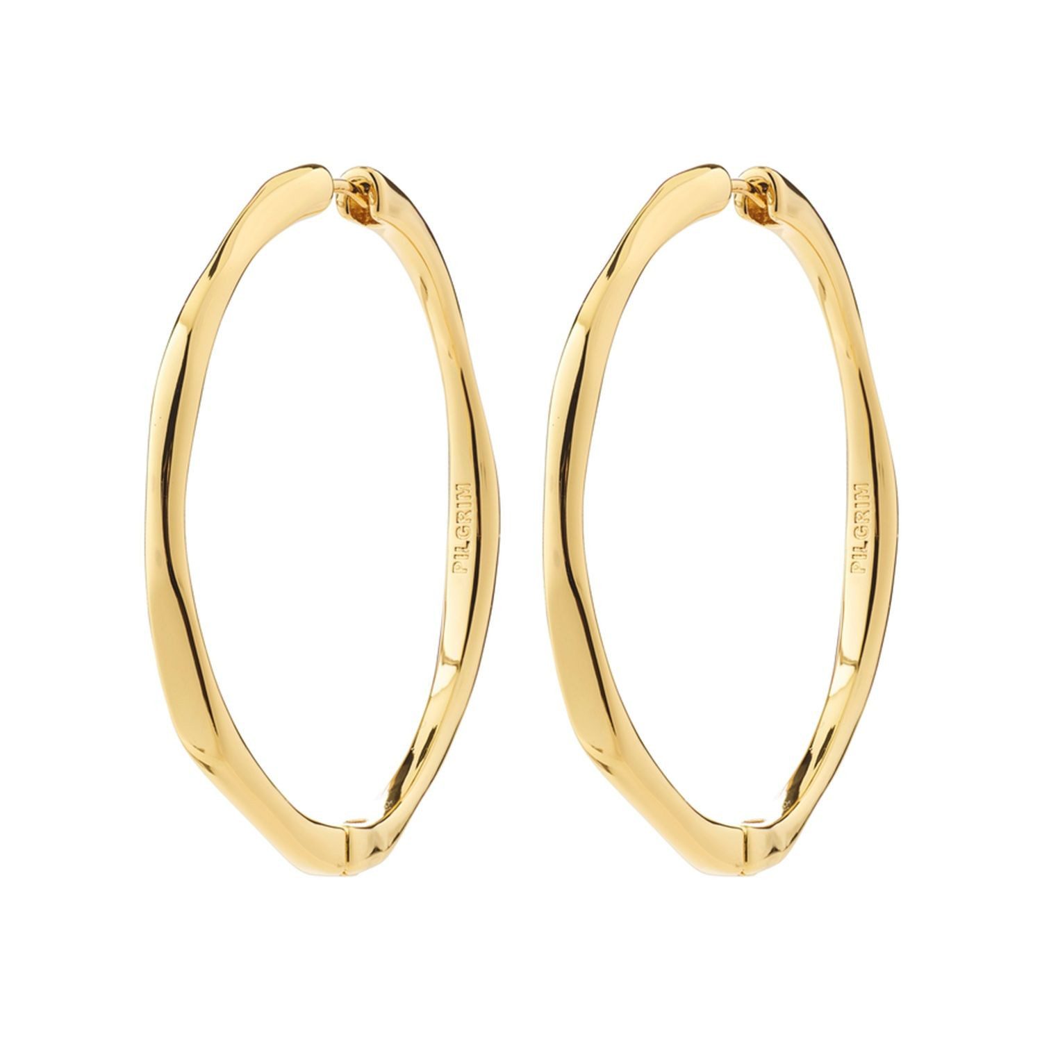 Pilgrim Paar Creolen PRESENCE hoop earrings