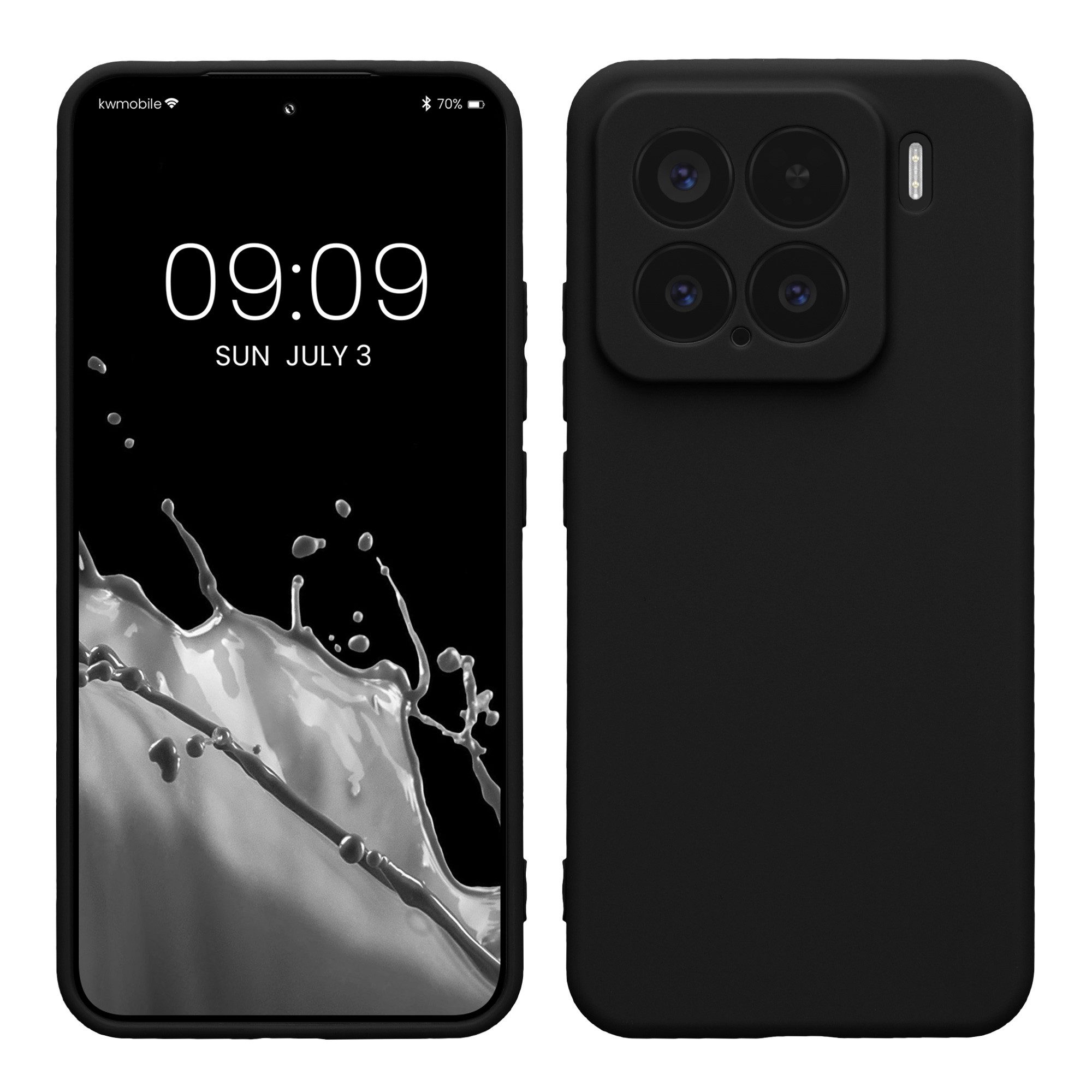 kwmobile Smartphone-Hülle Handyhülle für Xiaomi 15 Hülle, Weiches Handy Silikon Case - Schutzhülle Cover