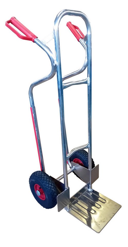 Thumbnail - RLW-Gerätevertrieb Sackkarre Aluminium, Alu-Sackkarre 200 kg mit großer Ladeschaufel 280x280 mm, (Räder nach Ihrer Wahl)...