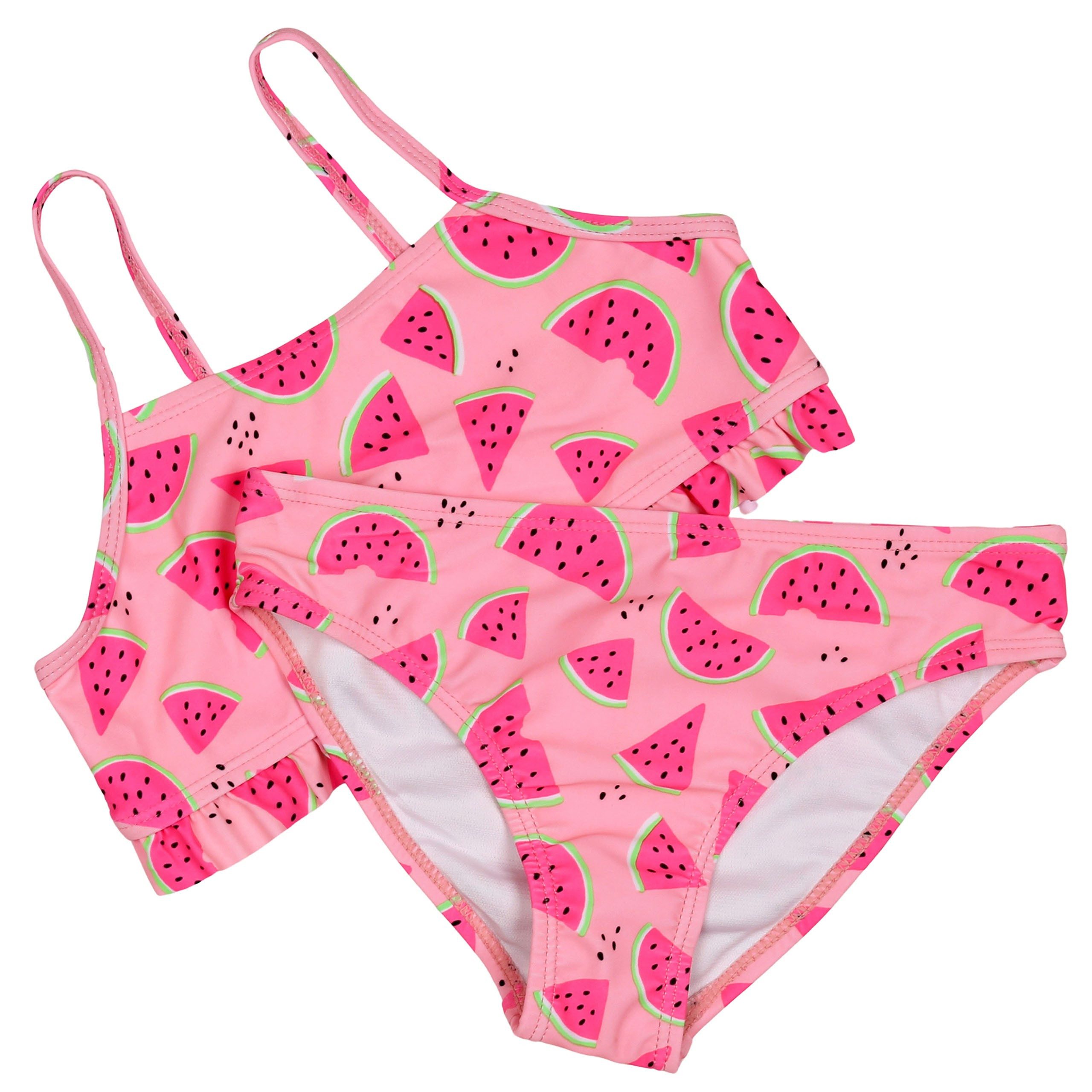 Sarcia.eu Badekleid Wassermelonen Zweiteiliger Badeanzug rosa für Mädchen 2-3 Jahre