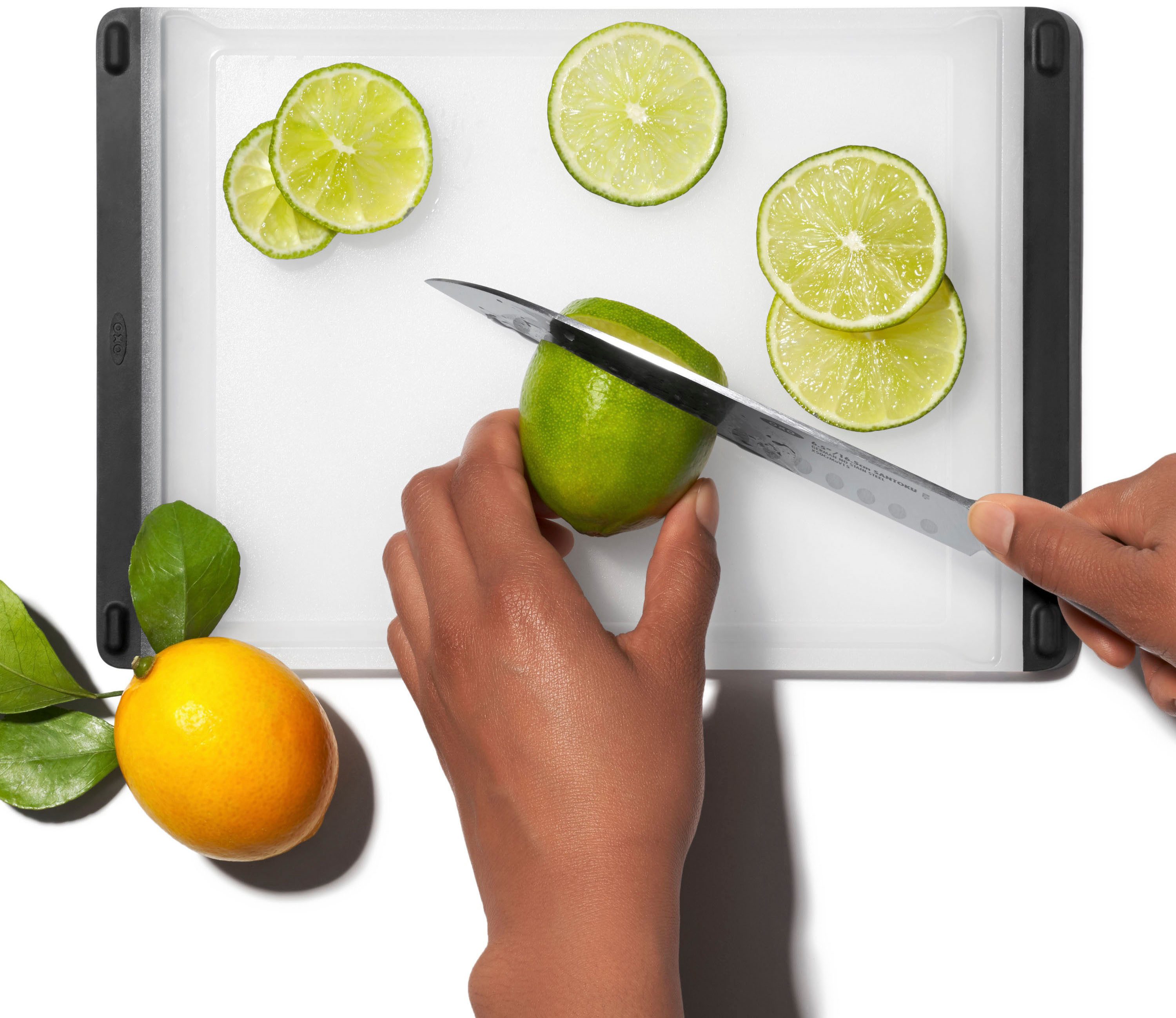 OXO Good Grips Schneidebrett, Kunststoff, (1-St), mit Saftrille