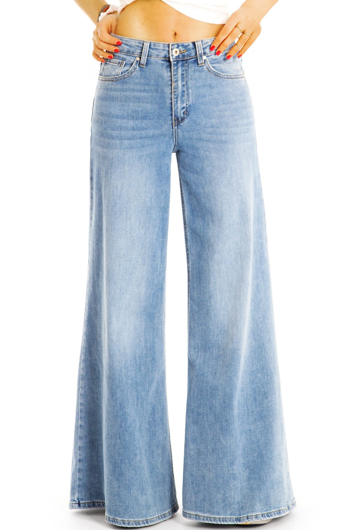 be styled Weite Джинсы Weit geschnittene Джинсы буткат Hose Джинсы-клеш - Damen - j50L-1 5-Pocket-Style