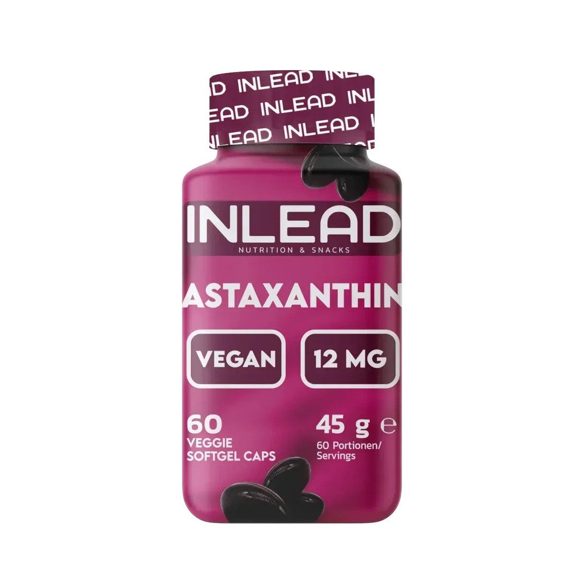 Inlead Nutrition GmbH & Co. KG Astaxanthin 12mg 60 Kapseln Kapseln, 100 g, Kapseln