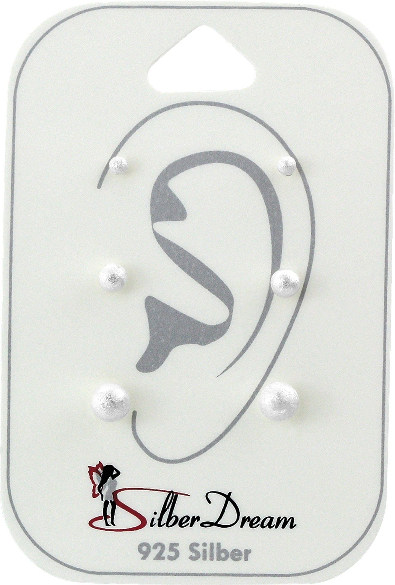 SilberDream Paar Ohrstecker SilberDream 3er Ohrringe Ohrstecker (Ohrstecker günstig online kaufen
