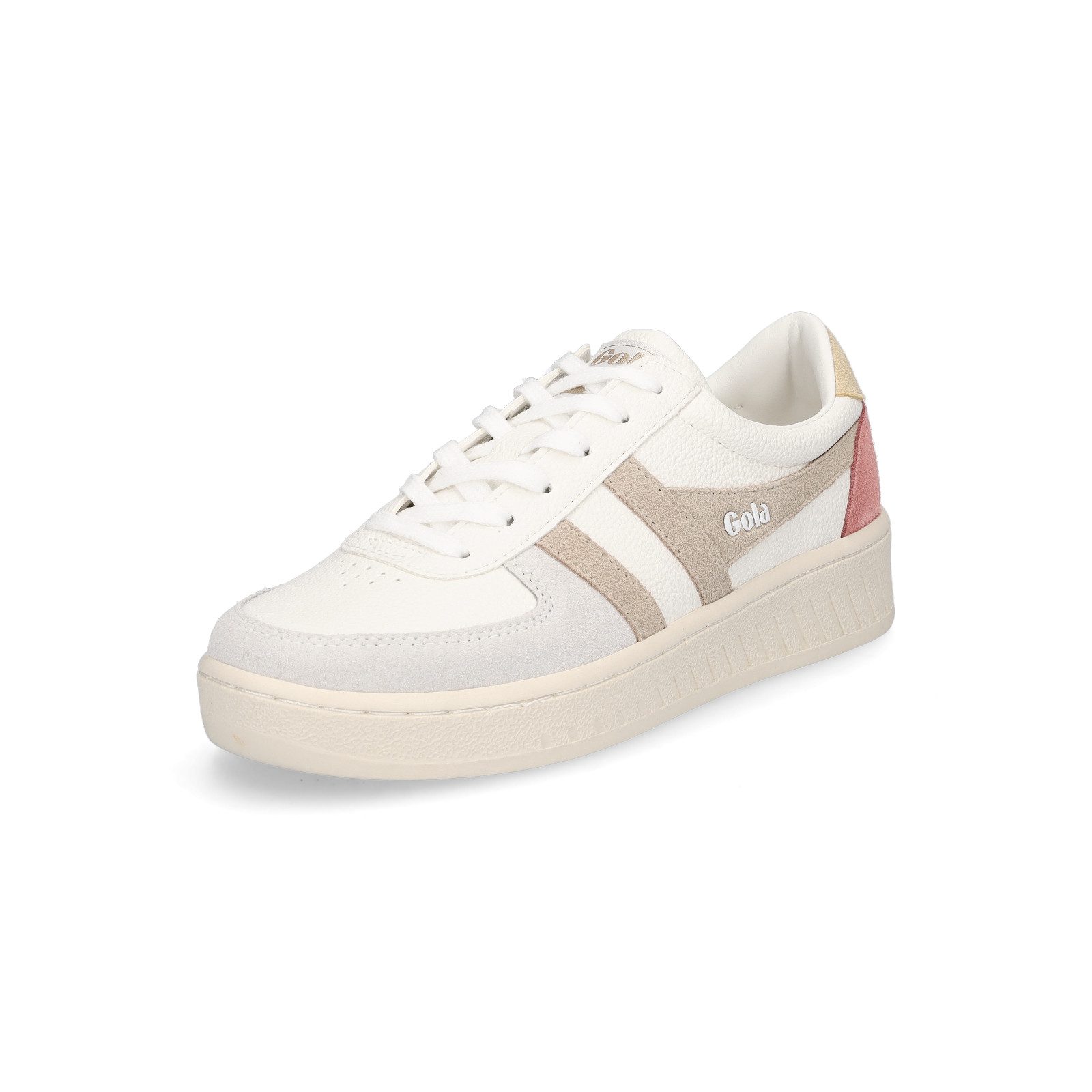 Gola Gola Damen Sneaker Grandslam Trident weiß taupe Sneaker günstig online kaufen