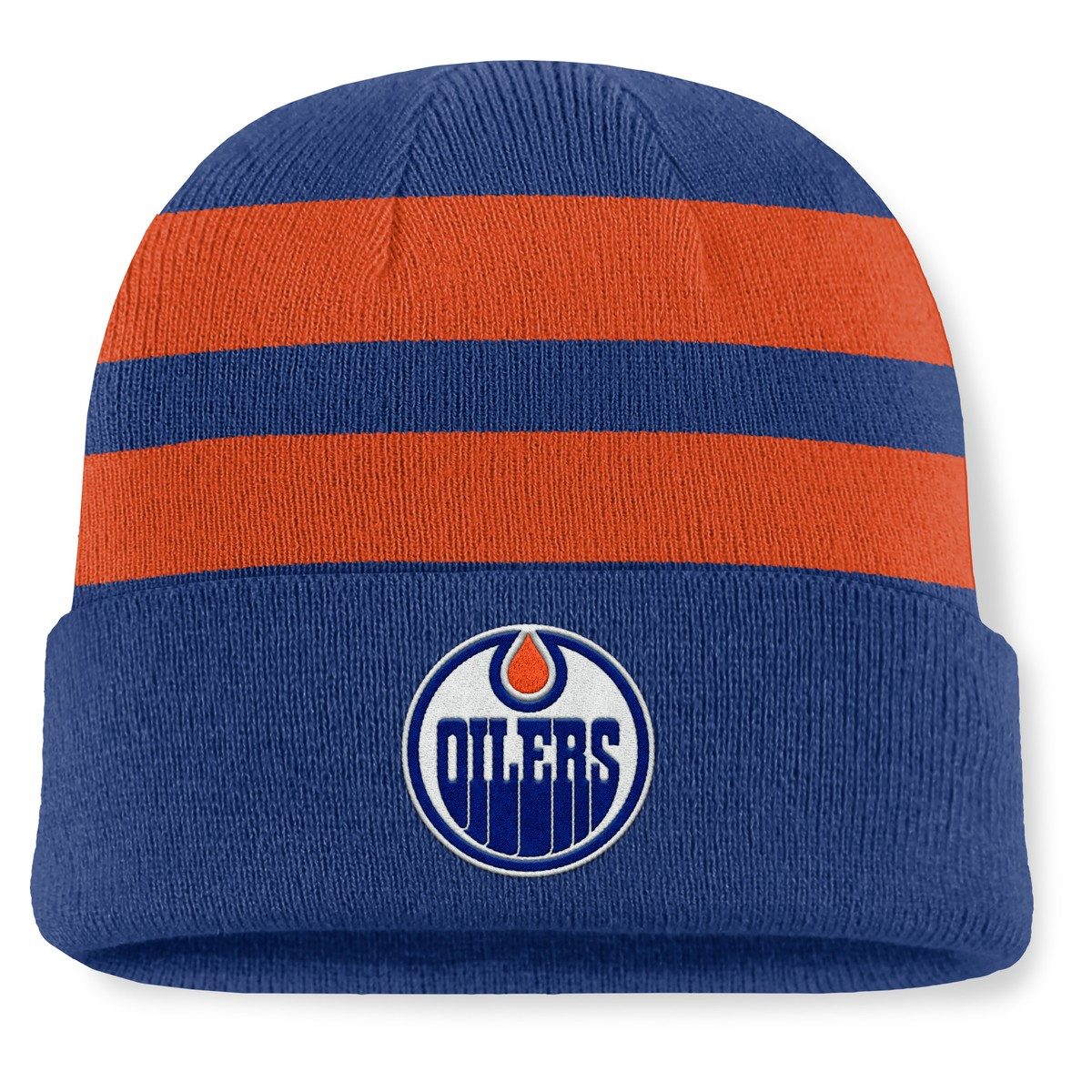 Fanatics Bommelmütze Fanatics Mütze Edmonton Oilers Swipe Cuffed Beanie