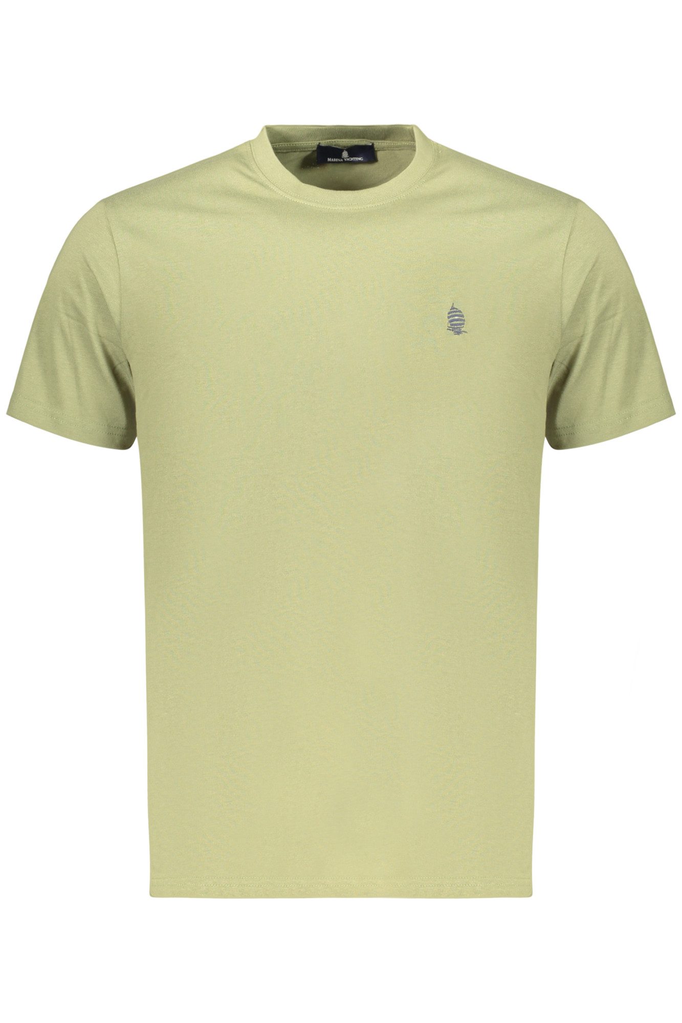 Marina Yachting T-Shirt Grünes Herren T-Shirt mit Rundhals und Stickerei
