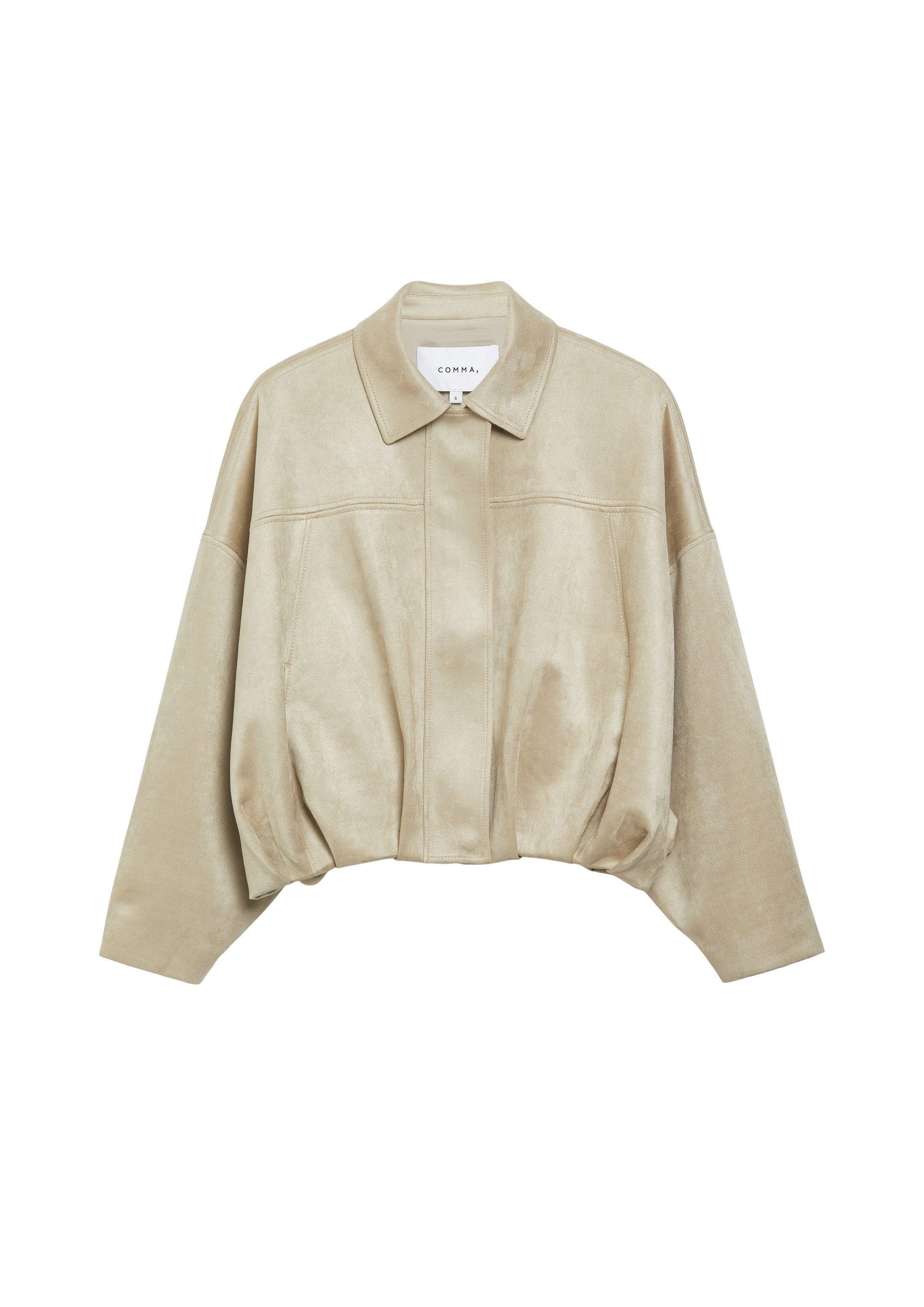 comma Funktionsjacke Indoor-Jacke Fake-Velours-Blouson – Bild 2 von 5