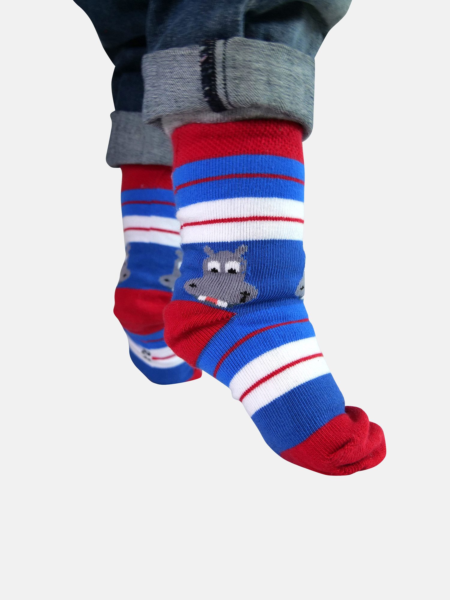 UnaBux Freizeitsocken Prints (4-Paar) Motive Bunt günstig online kaufen