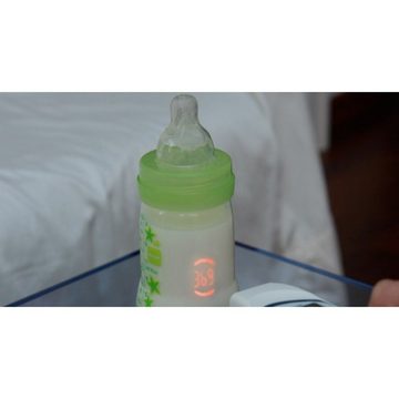 Visiofocus Infrarot-Fieberthermometer Stirnthermometer Baby Erwachsene Kinder kontaktlos, misst auf Distanz, zeigt Temperatur auf der Stirn an