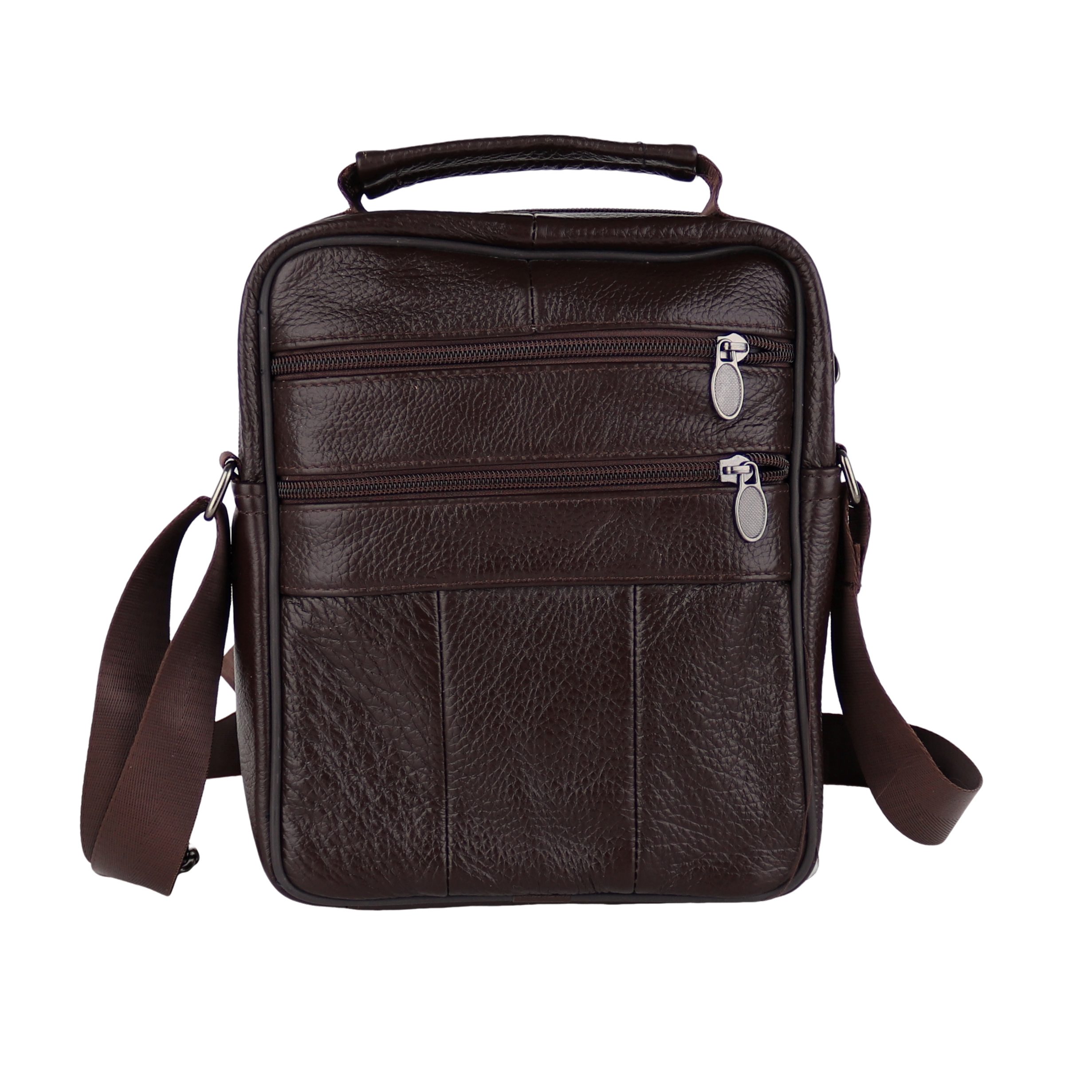 MIRROSI Schultertasche Herren Umhängetasche klein aus Echtleder (Messenger günstig online kaufen