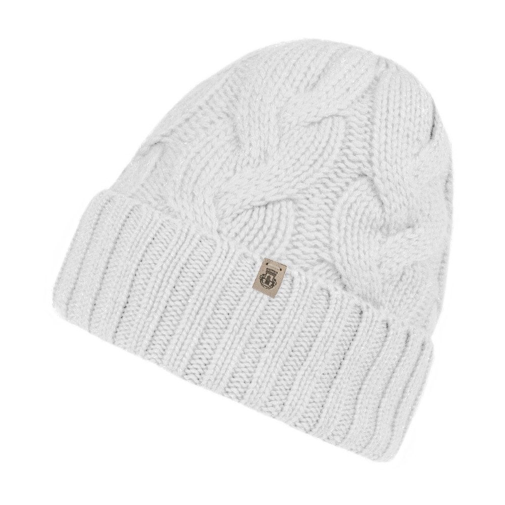 Roeckl Strickmütze Roeckl Braided Cashmere Mütze Woolwhite (nein)