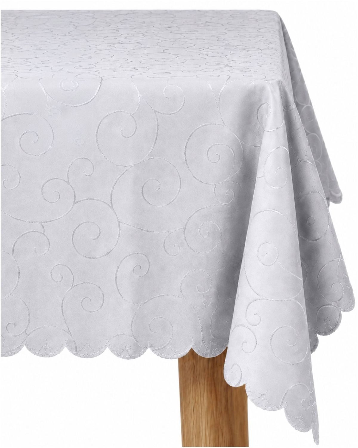 texpot Tischdecke Ranken Schnörkel glänzend bügelfrei fleckabweisend (1-tlg)