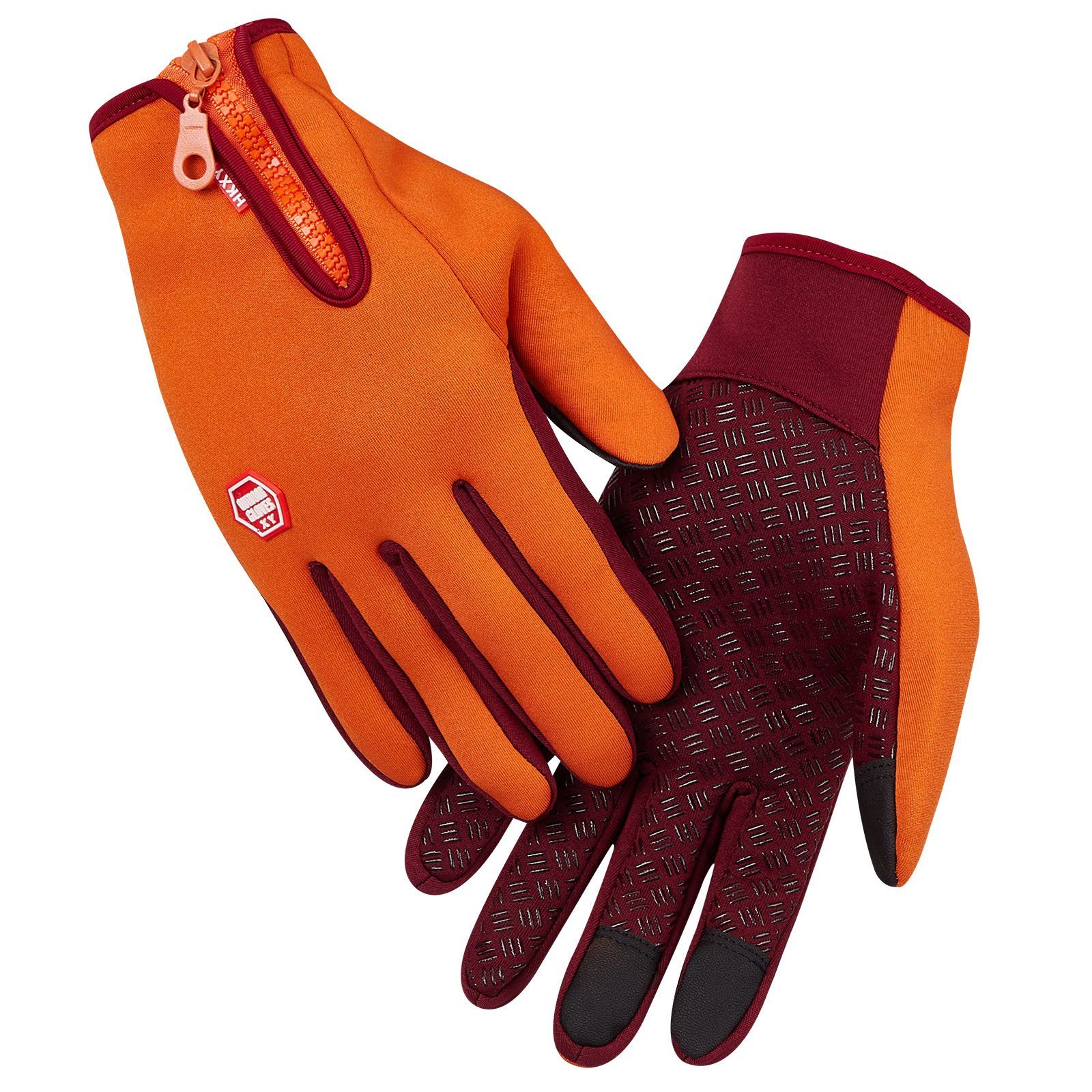Sunicol Fleecehandschuhe Herren Damen Winter Outdoor Thermo Warm Touchscreen Handschuhe (1 Paar Touchscreen Handschuhe) rutschfestem Design