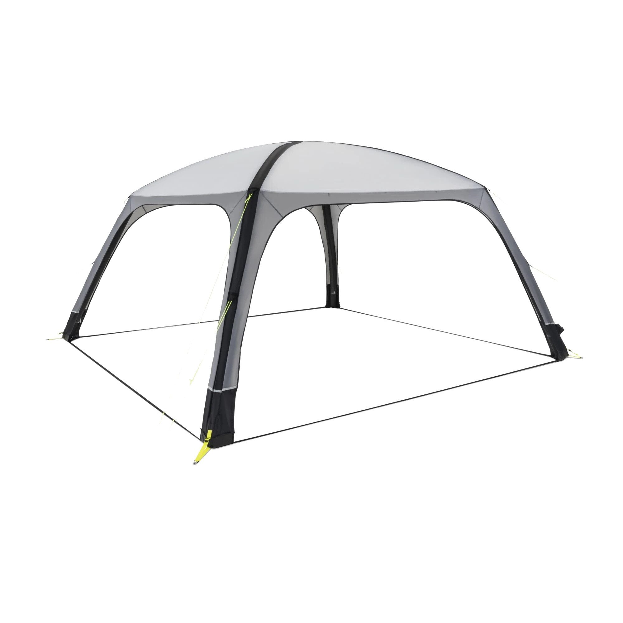 Kampa Dometic Pavillon AIR Shelter, mit 4 Seitenteilen, (inklusive Hadnpumpe, Seitenwänden und Heringen), inklusive Handpumpe, Seitenwänden und Heringen