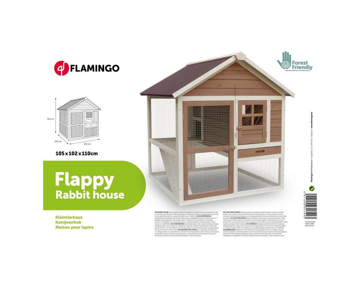 Thumbnail - Flamingo Kleintierstall Kaninchenstall Flappy Urban