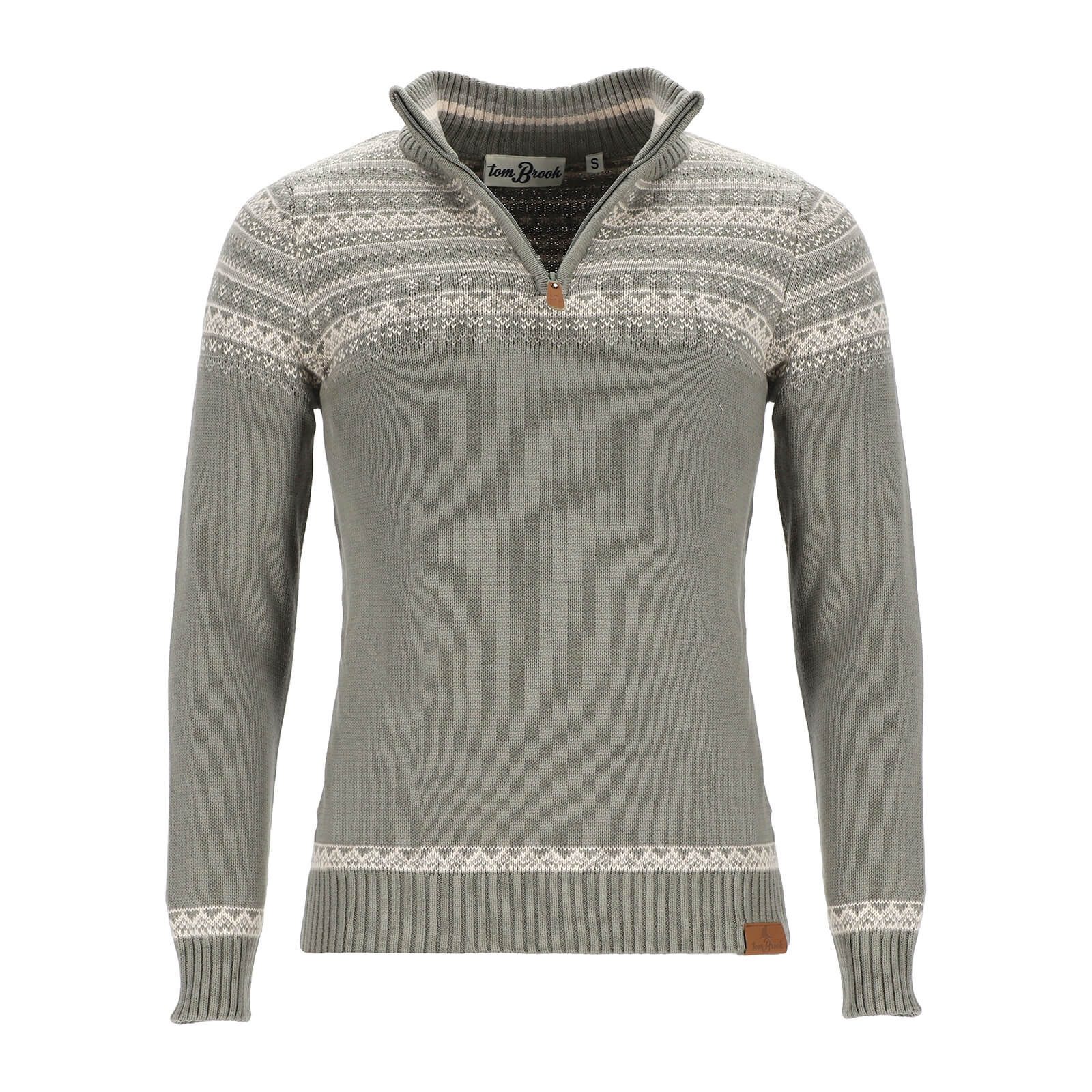 tomBrook Norwegerpullover 80895 Herren Troyer mit Norweger-Strick-Muster - günstig online kaufen