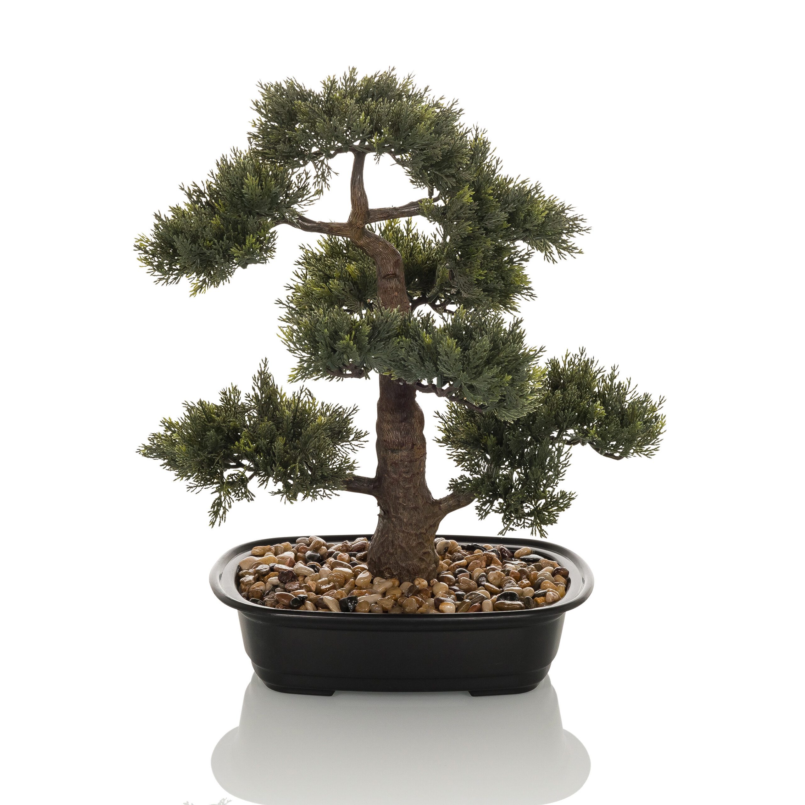 Kunstpflanze Kunstpflanze BONSAI Kunststoff Kiefer, hjh OFFICE, Höhe 44.0 c günstig online kaufen