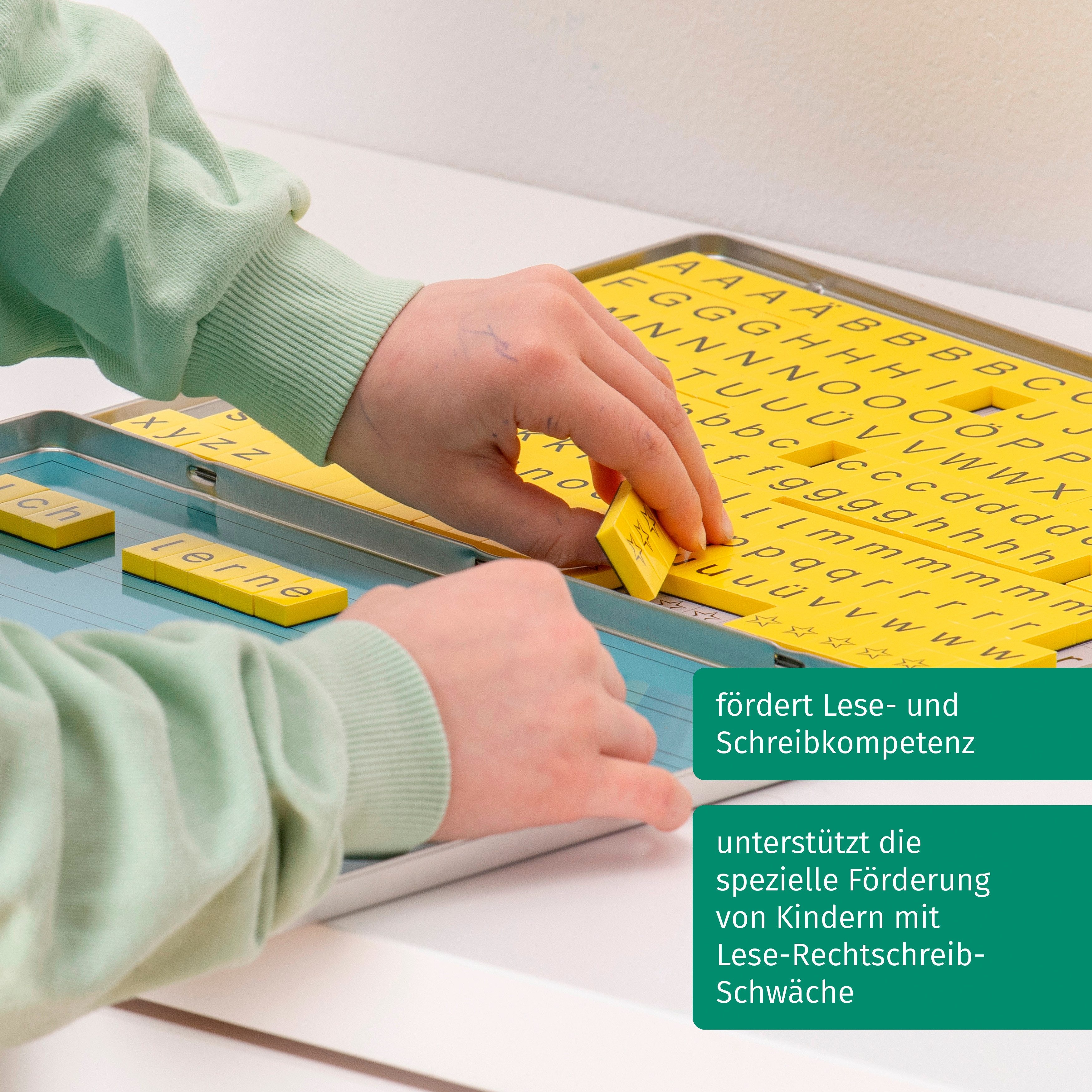 Betzold Lernspielzeug Lese-Magnetbox – Lernspiel Lesen & Schreiben Kinder Übungen