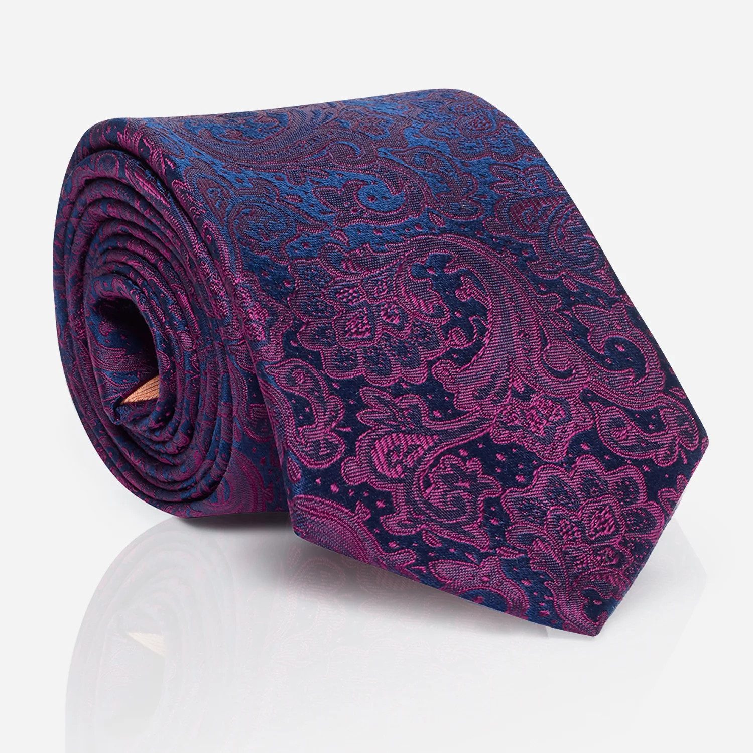 MONTI Krawatte LUAN - Krawatte aus Seide mit Paisley-Muster für Herren - 6,5 cm