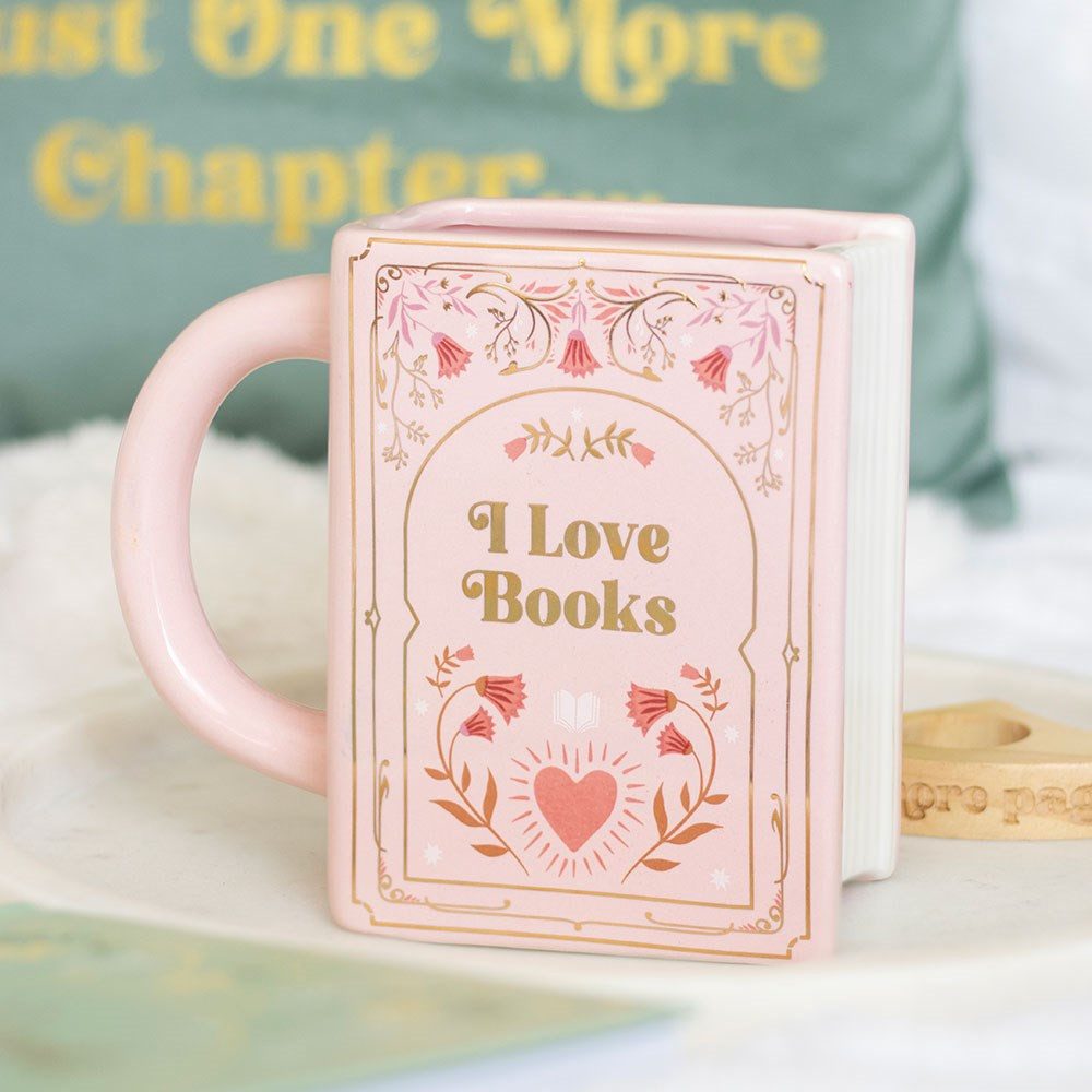 ABYstyle Tasse Romantisch "The Book Club" 3D vintage Tasse Pink Love Becher, Fan Tasse
