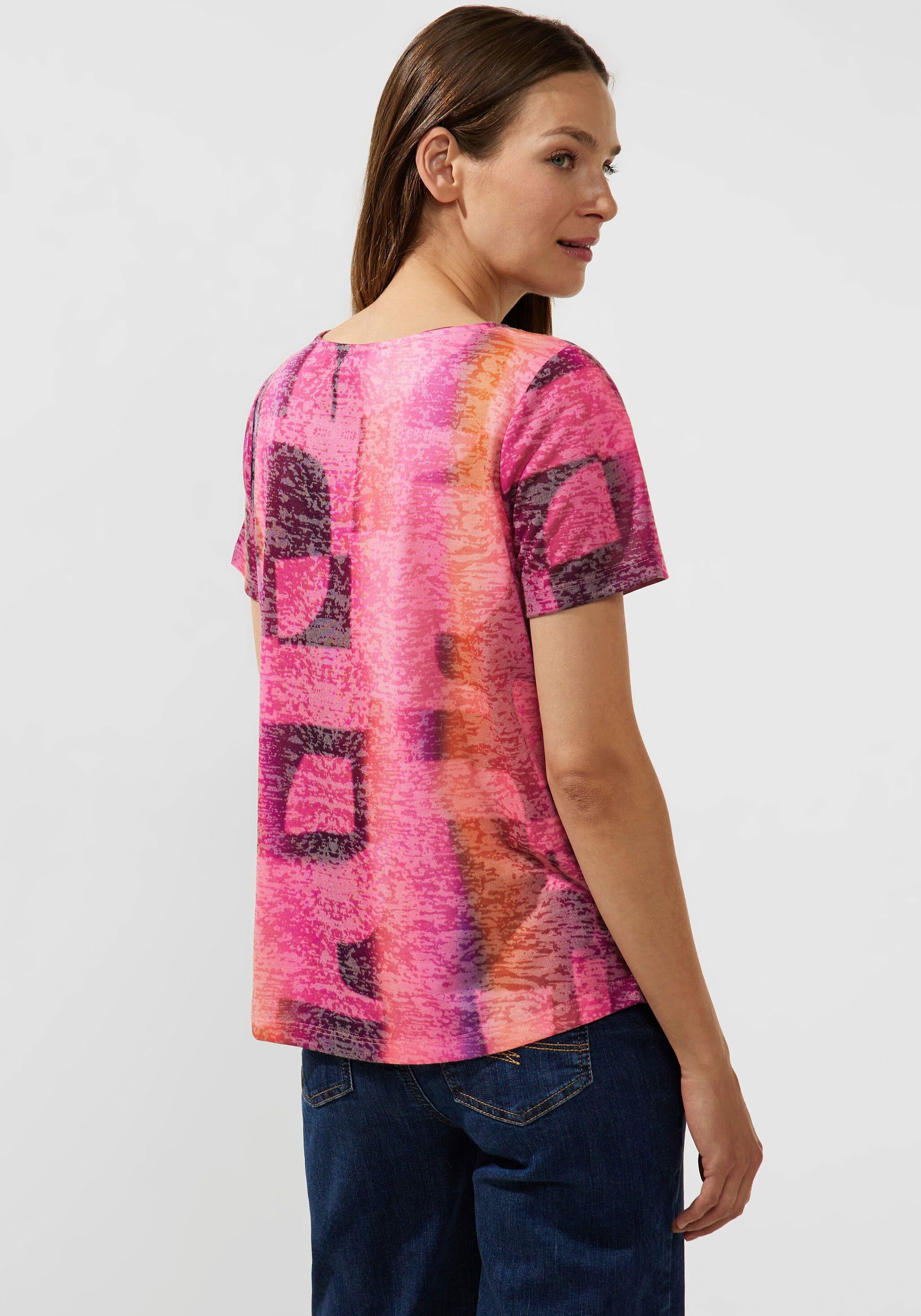 blossom STREET T-Shirt coral vorne Aufschrift ONE mit