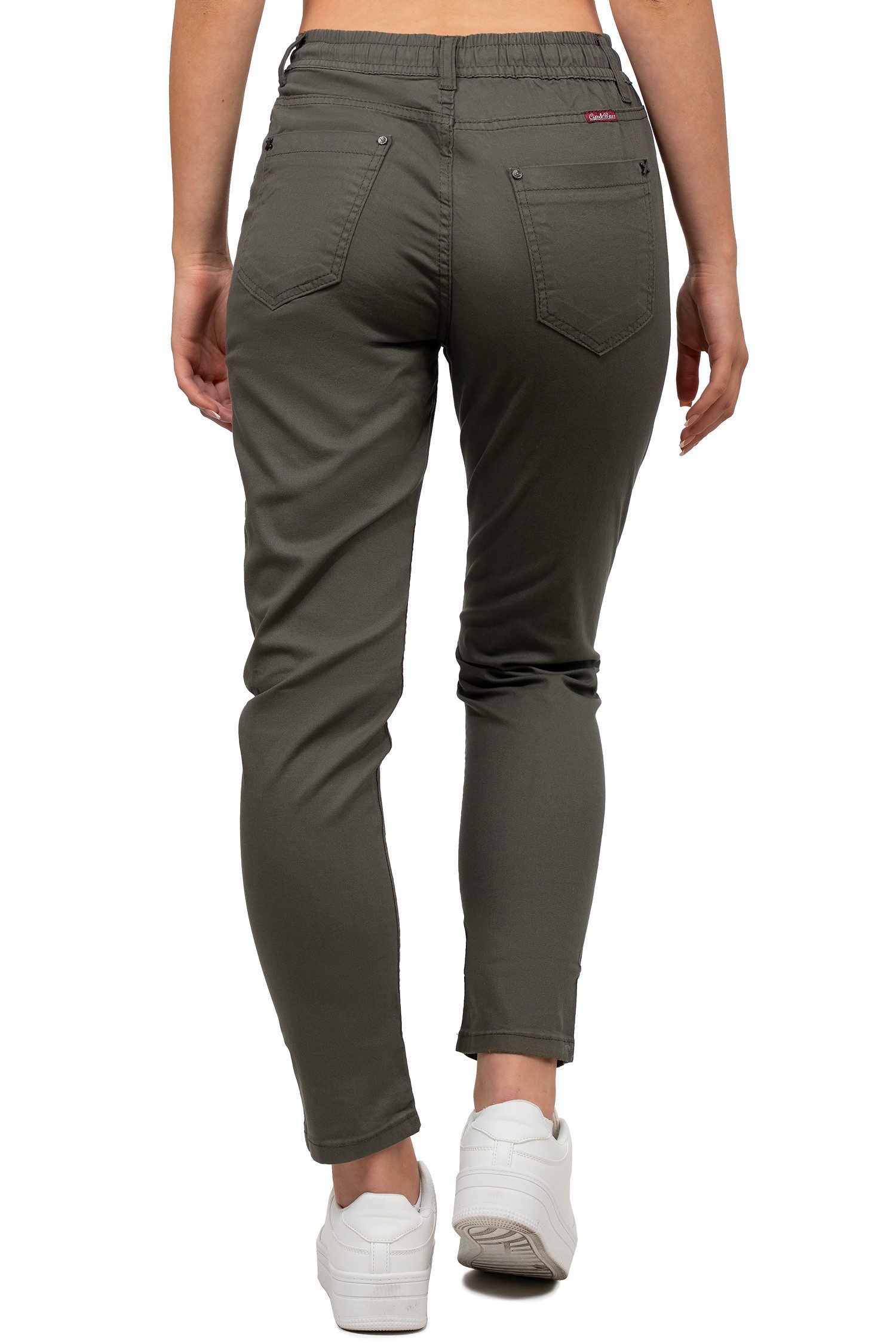 Cipo & Baxx Stoffhose Damen regular fit Hose BA-WD508 für lässige Alltagslo günstig online kaufen