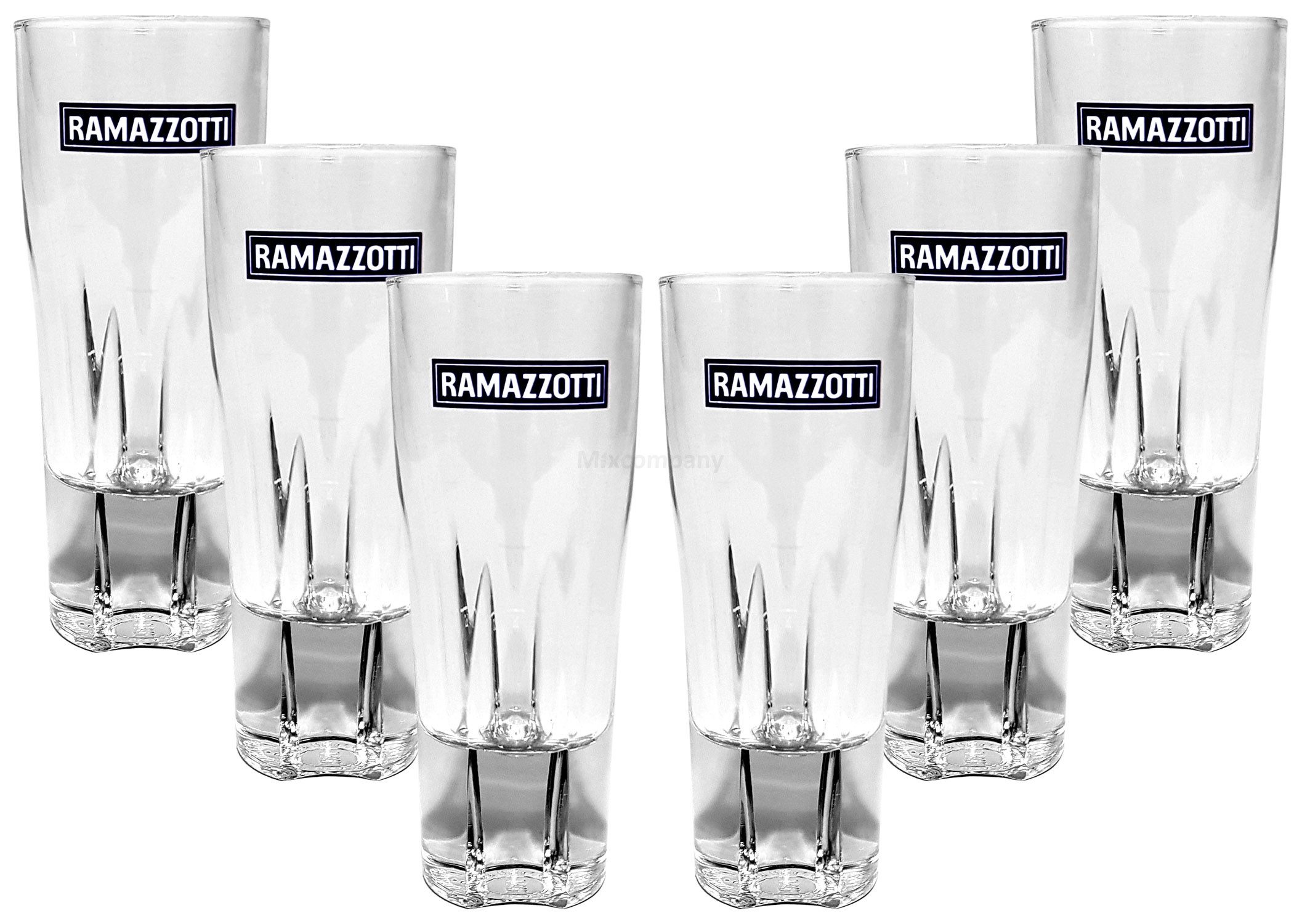 Glas Ramazzotti Rastal Glas Gläserset - 6x Gläser 2/4cl geeicht