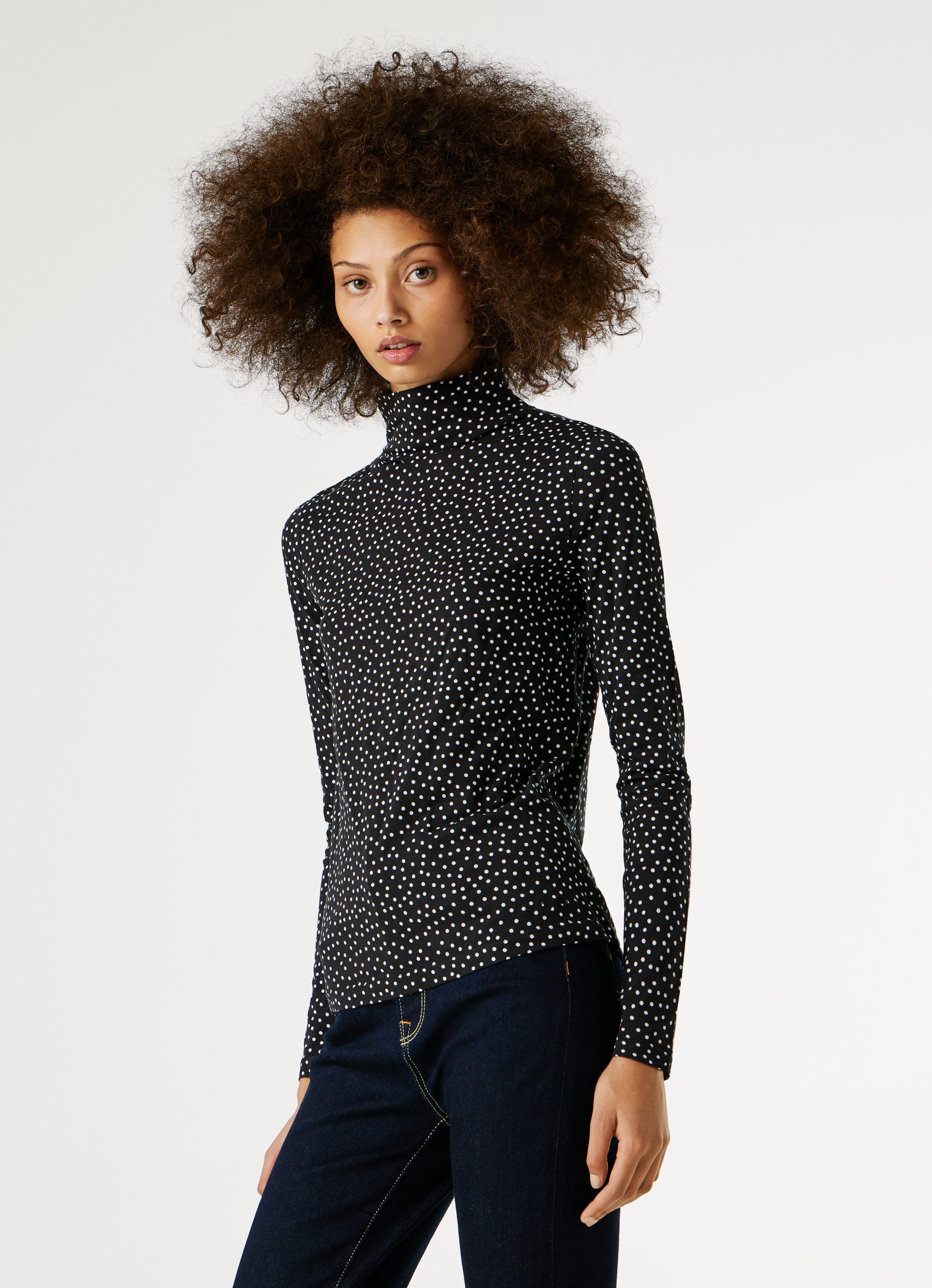 Pepe Jeans Langarmshirt BIBI mit Stehkragen