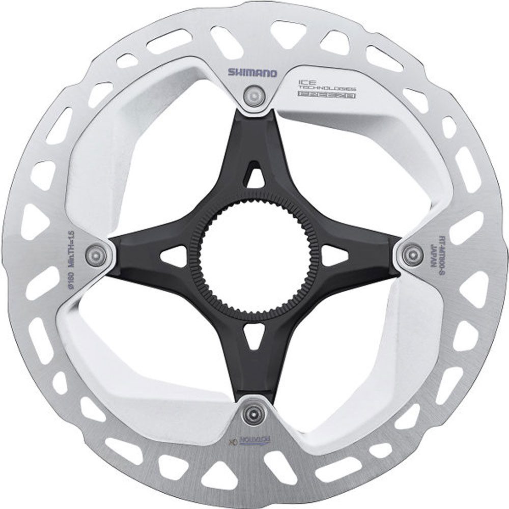 Shimano Bremsscheibe SHIMANO Bremsscheibe RT-MT800 ICE TECH FREEZA CenterL. 160mm Metall/Re