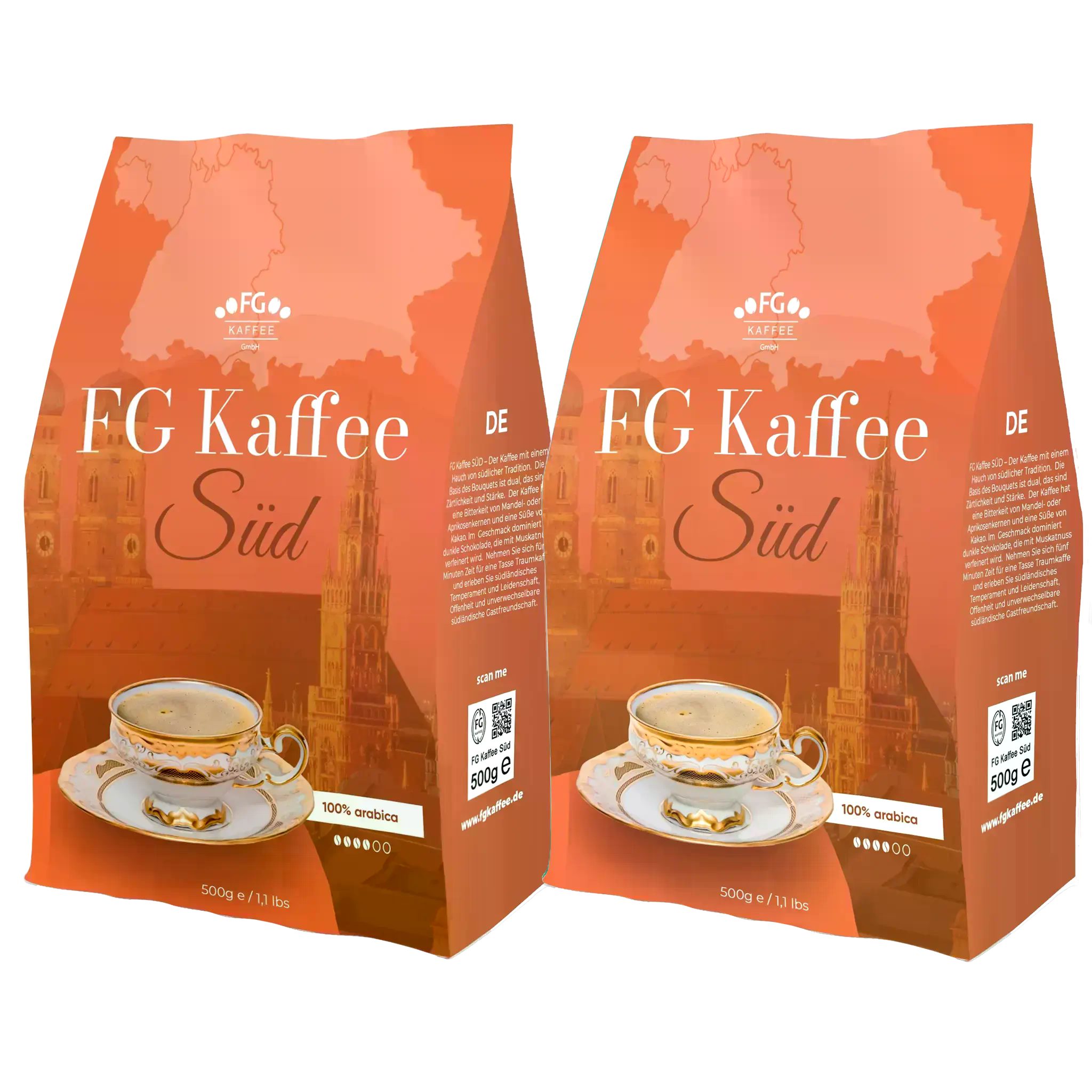 FG Kaffee Kaffee FG Kaffee Süd Kaffeebohnen 100% Arabica